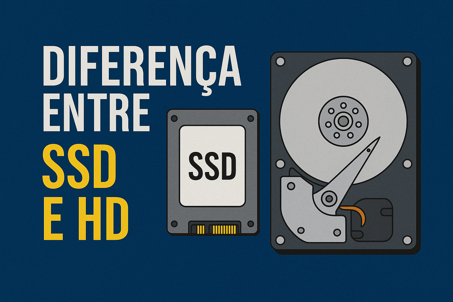 Diferença entre SSD e HD