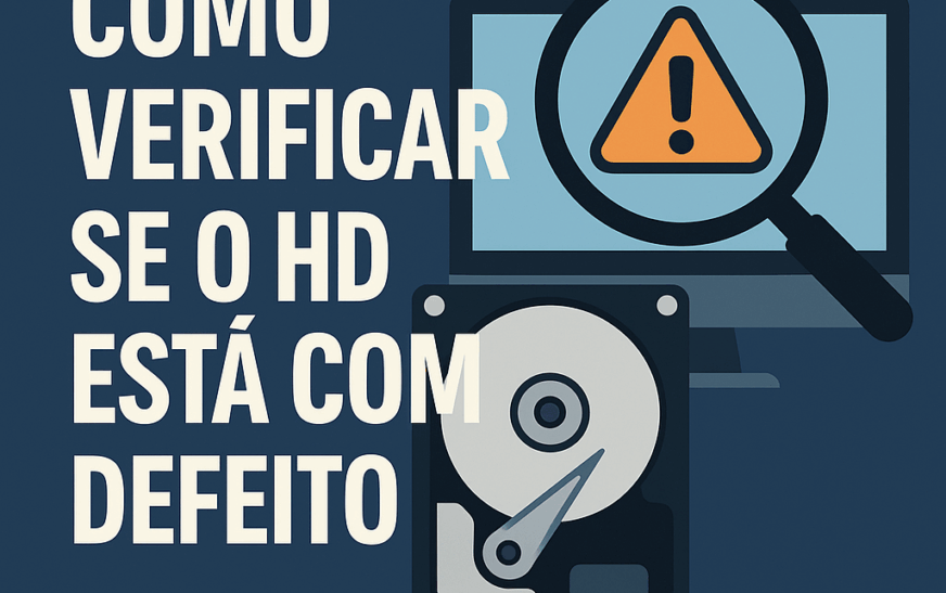 Como verificar se o HD está com defeito