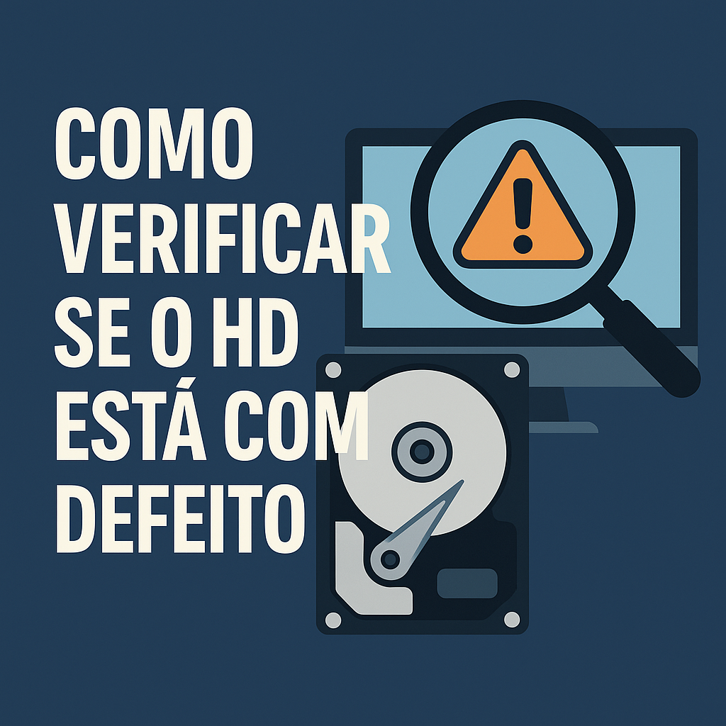 Como verificar se o HD está com defeito