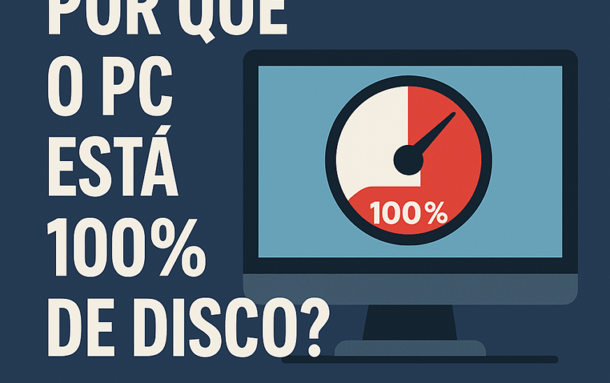 Por que o PC está 100% de disco?
